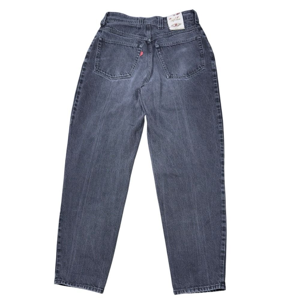 Vintage Jessi & Co. Black Charcoal Jeans | 34 Made in Italy 90s Y2K Button Fly - Picture 8 of 12
